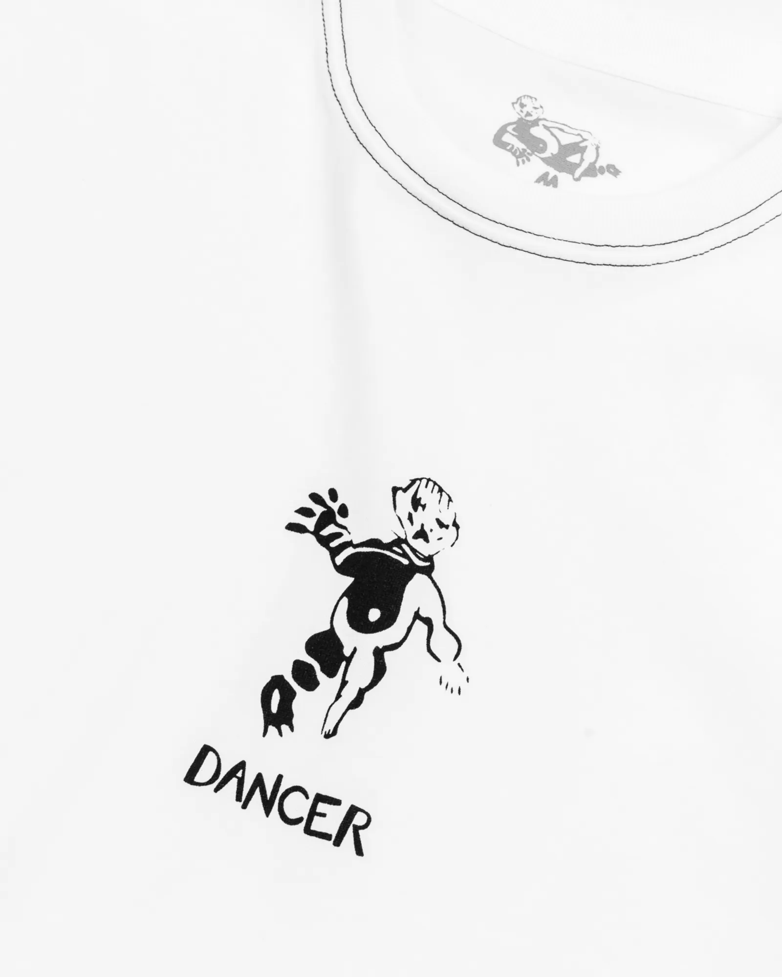 Dancer - Tee - OG Logo Contrast Stitch - Tee - White sold by Reception product image thumbnail 3