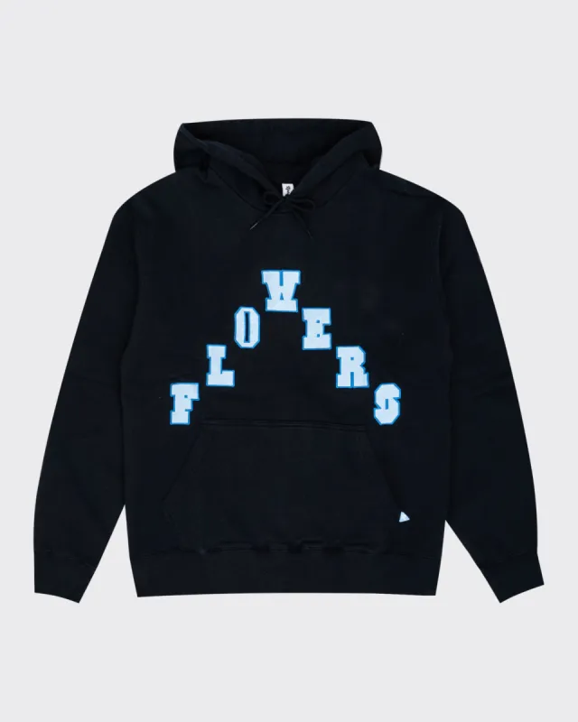 Reception - Sweat - Flowers - Hooded Sweat - Dark Navy sold by Reception