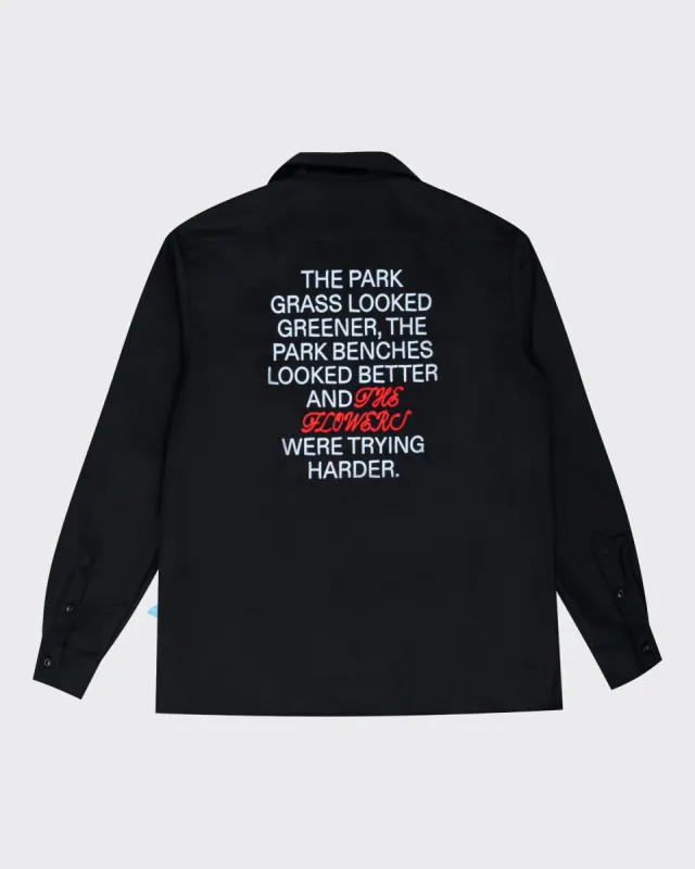 Reception - Shirt - Harder - Work Overshirt - Dark Navy sold by Reception