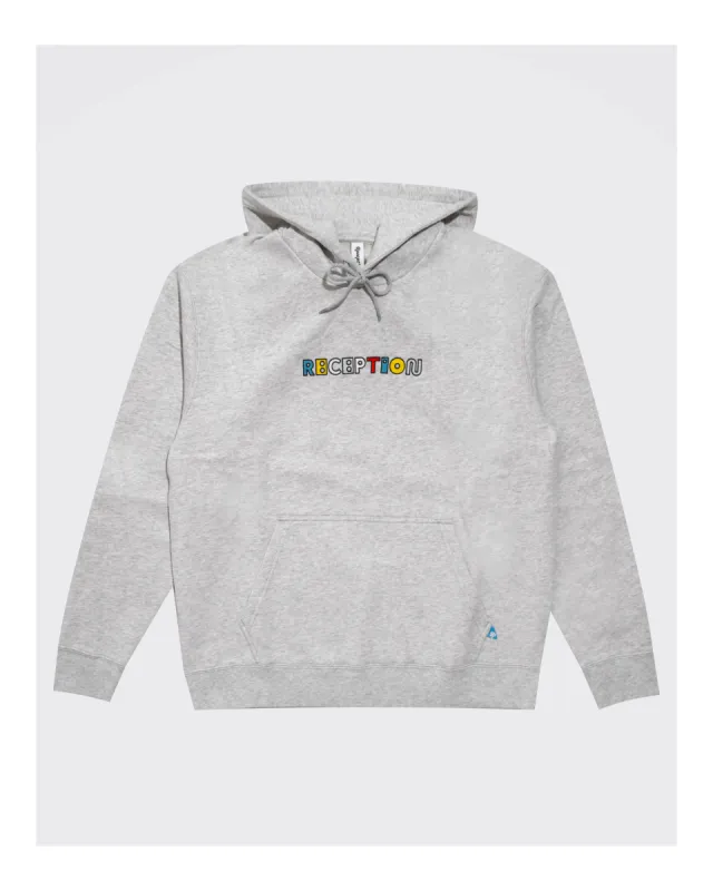 Reception - Sweat - Motto - Hooded Sweat - Athletic Grey sold by Reception