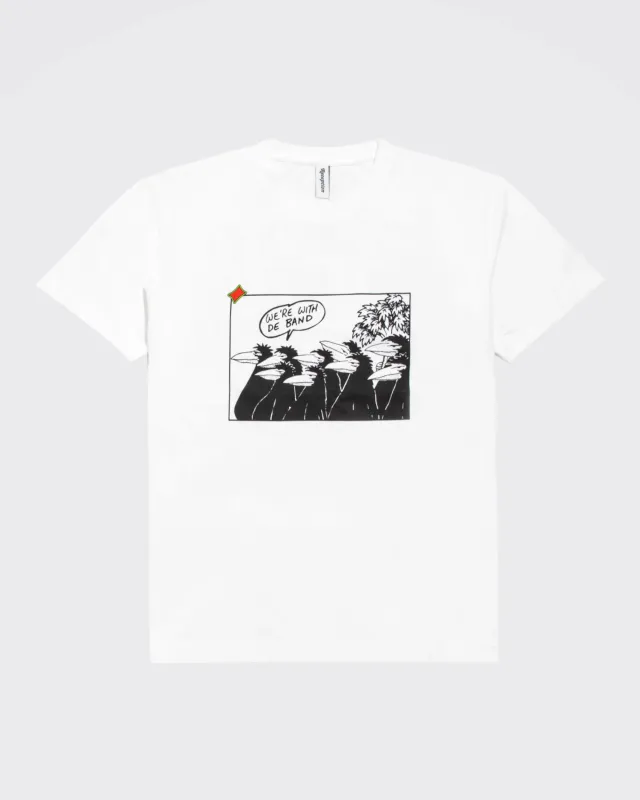 Reception - Tee - De Band - SS Tee - White sold by Reception