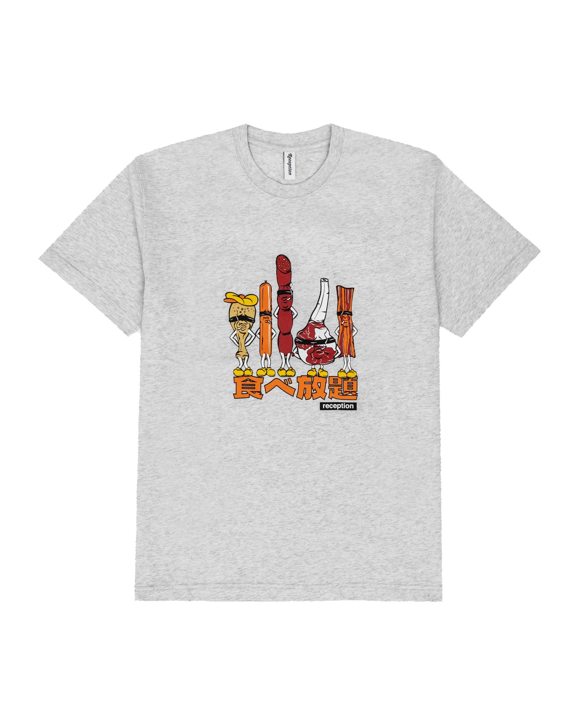 Reception - Tee - AYCE - SS Tee - Athletic Grey sold by Reception