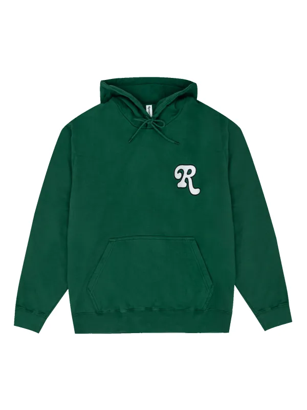 Reception - Sweat - Icon B - Hooded Sweat - Bottle Green sold by Reception