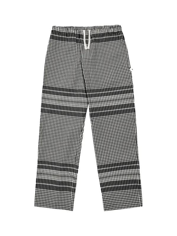 Reception - Pant - Seersucker - Kitchen - Dark Navy & White made by Reception