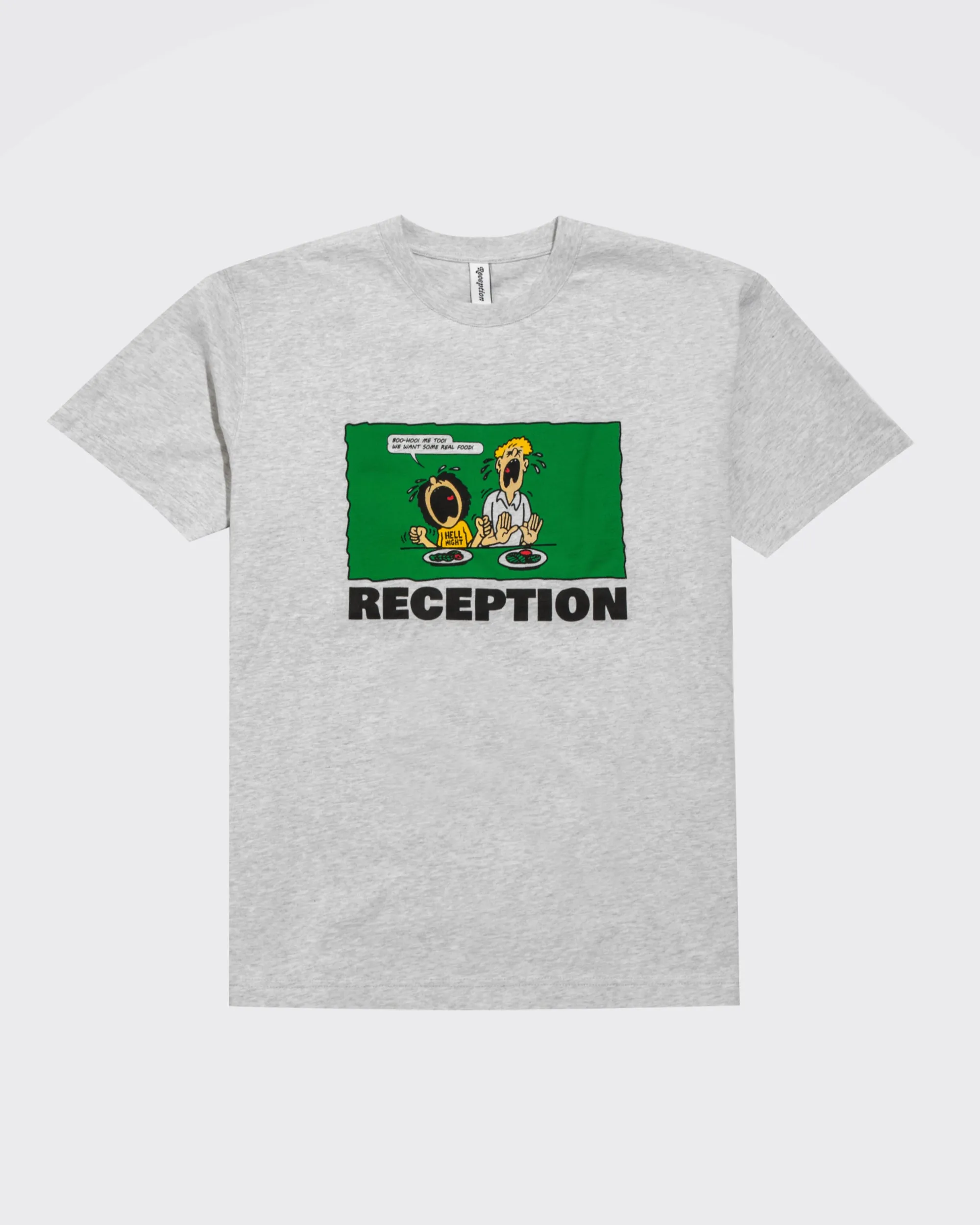 Reception - Tee - Boo - SS Tee - Athletic Grey sold by Reception