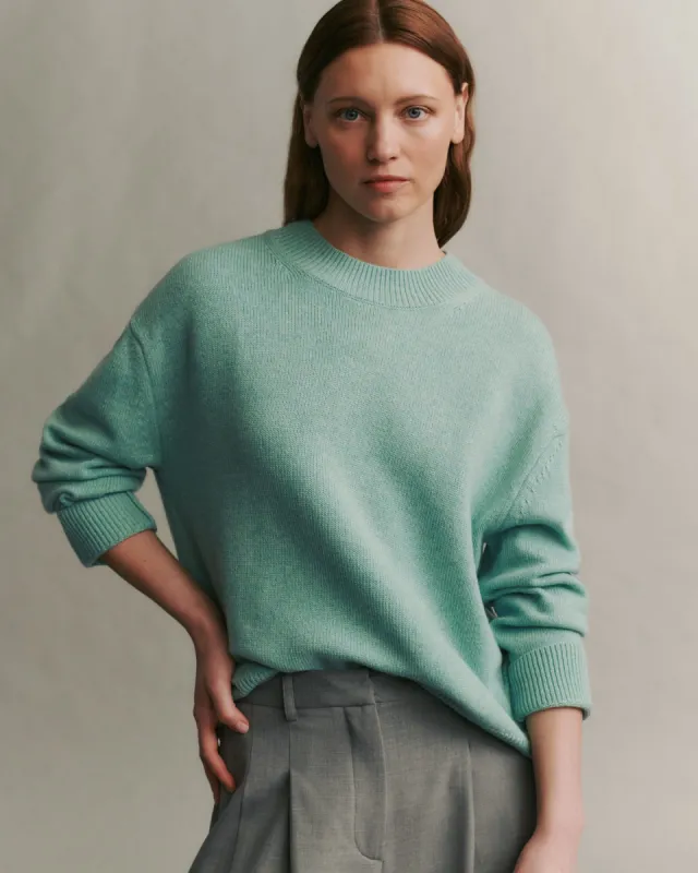 Boy Crewneck in Cashmere sold by TWP CLOTHING