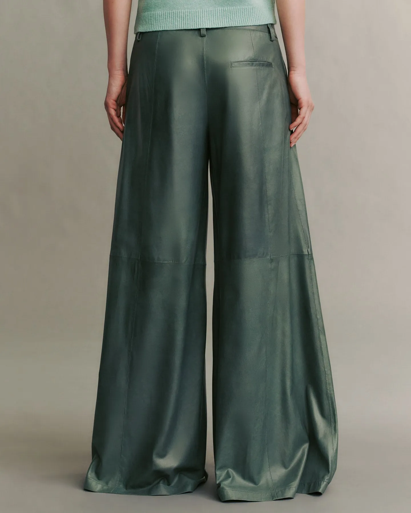 Didi Pant in Paper Leather sold by TWP CLOTHING product image thumbnail 4