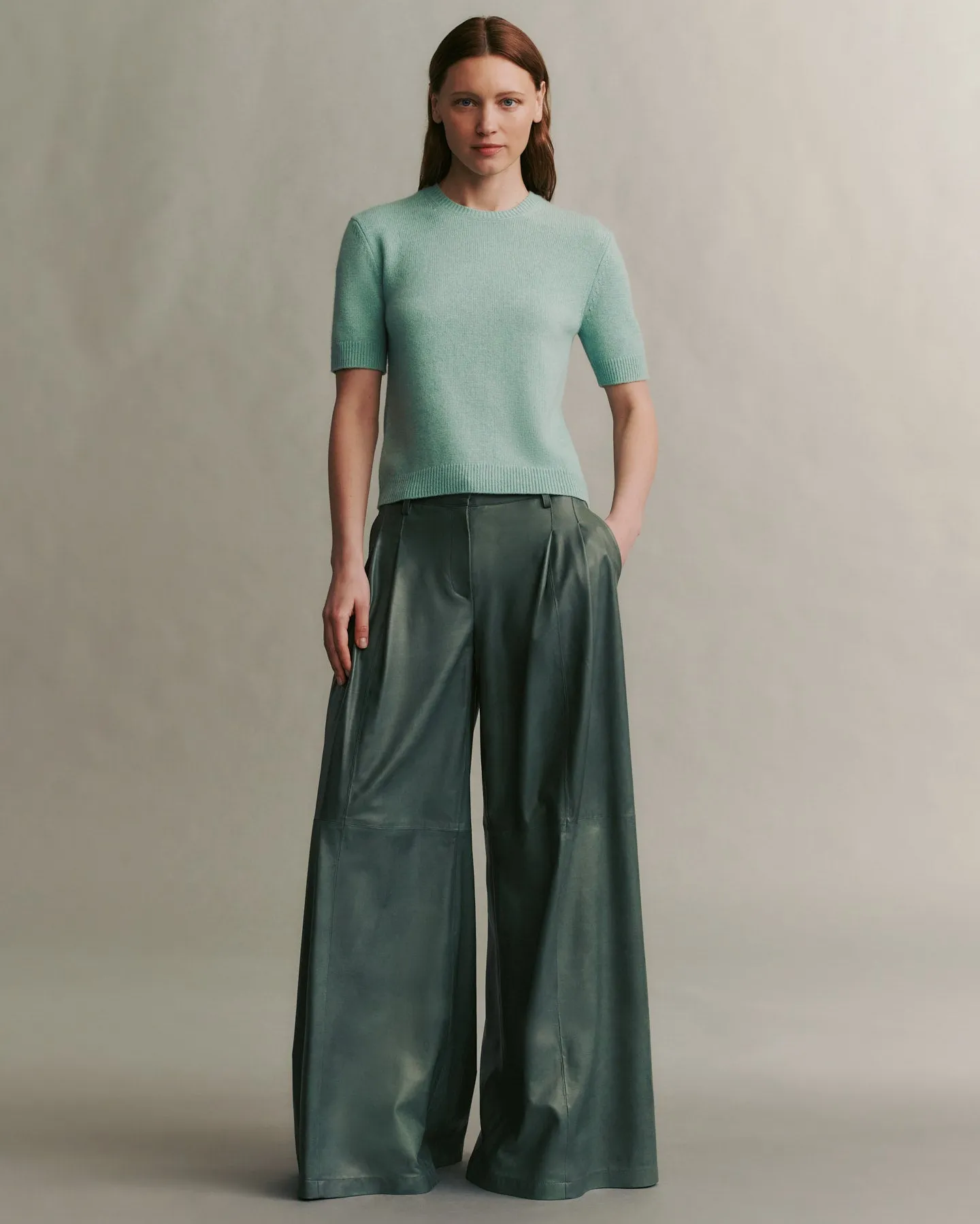 Didi Pant in Paper Leather sold by TWP CLOTHING product image thumbnail 2