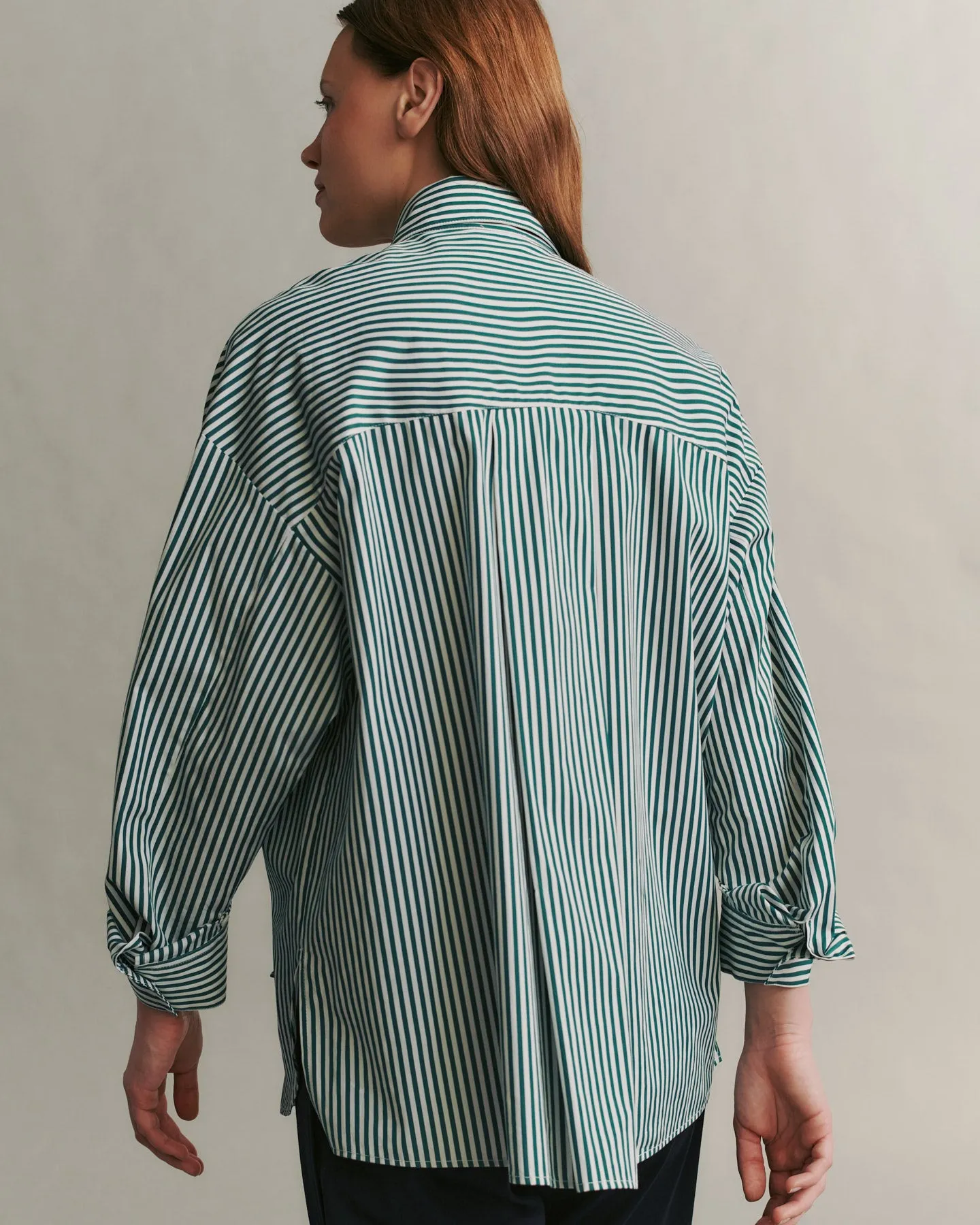 Earl Shirt in Downing Awning Stripe sold by TWP CLOTHING product image thumbnail 2