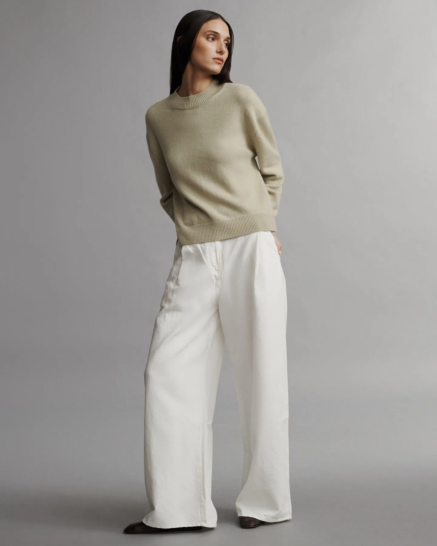 Boy Crewneck in Cashmere sold by TWP CLOTHING product image thumbnail 4