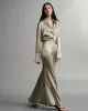 At Last Skirt in Silk Charmeuse sold by TWP CLOTHING