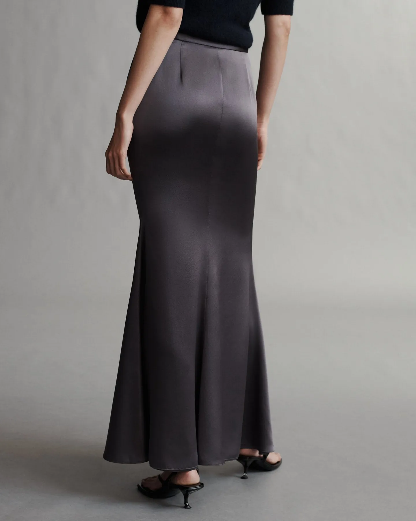 At Last Skirt in Silk Charmeuse sold by TWP CLOTHING product image thumbnail 2