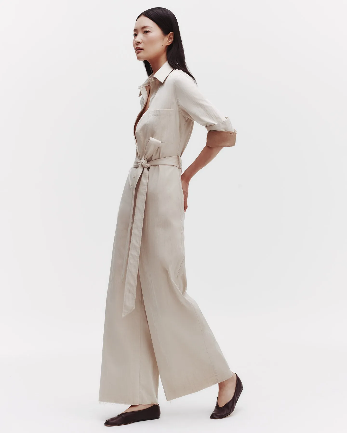 All Night Long Jumpsuit in Water Repllent Canvas sold by TWP CLOTHING