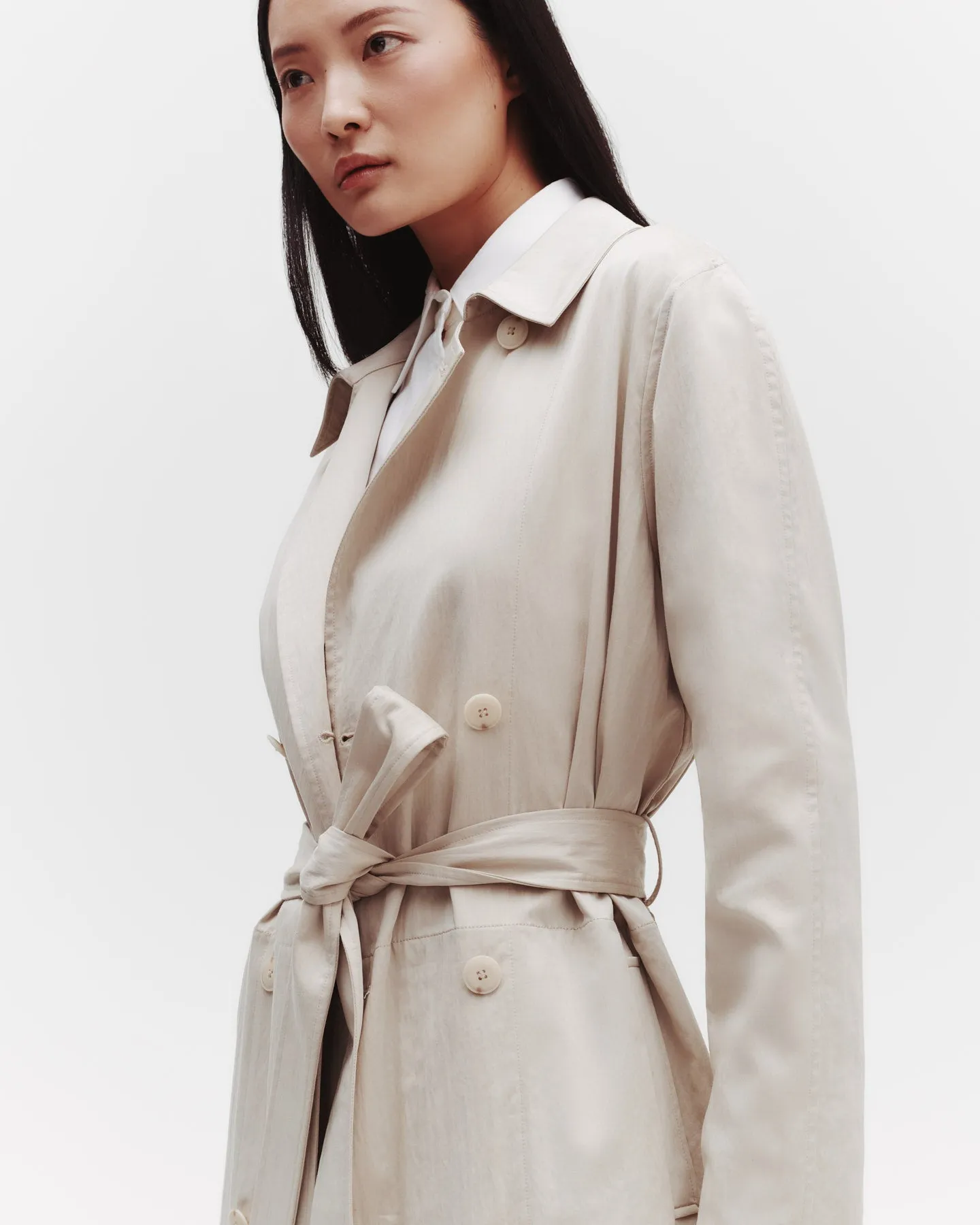 Back and Forth Trench in Water Repellent Canvas sold by TWP CLOTHING product image thumbnail 4