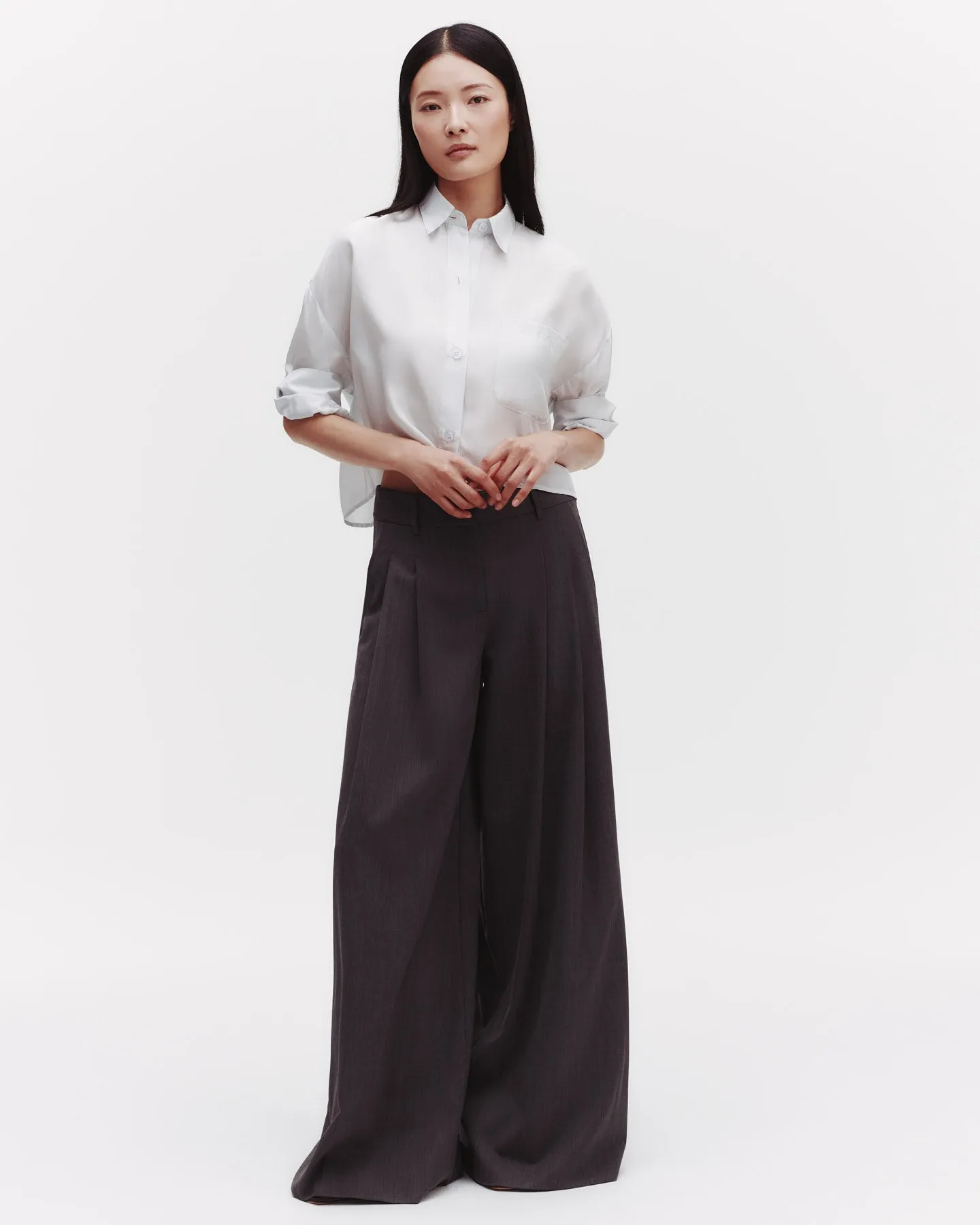 Next Ex Shirt in Washed Silk Habotai sold by TWP CLOTHING product image thumbnail 2