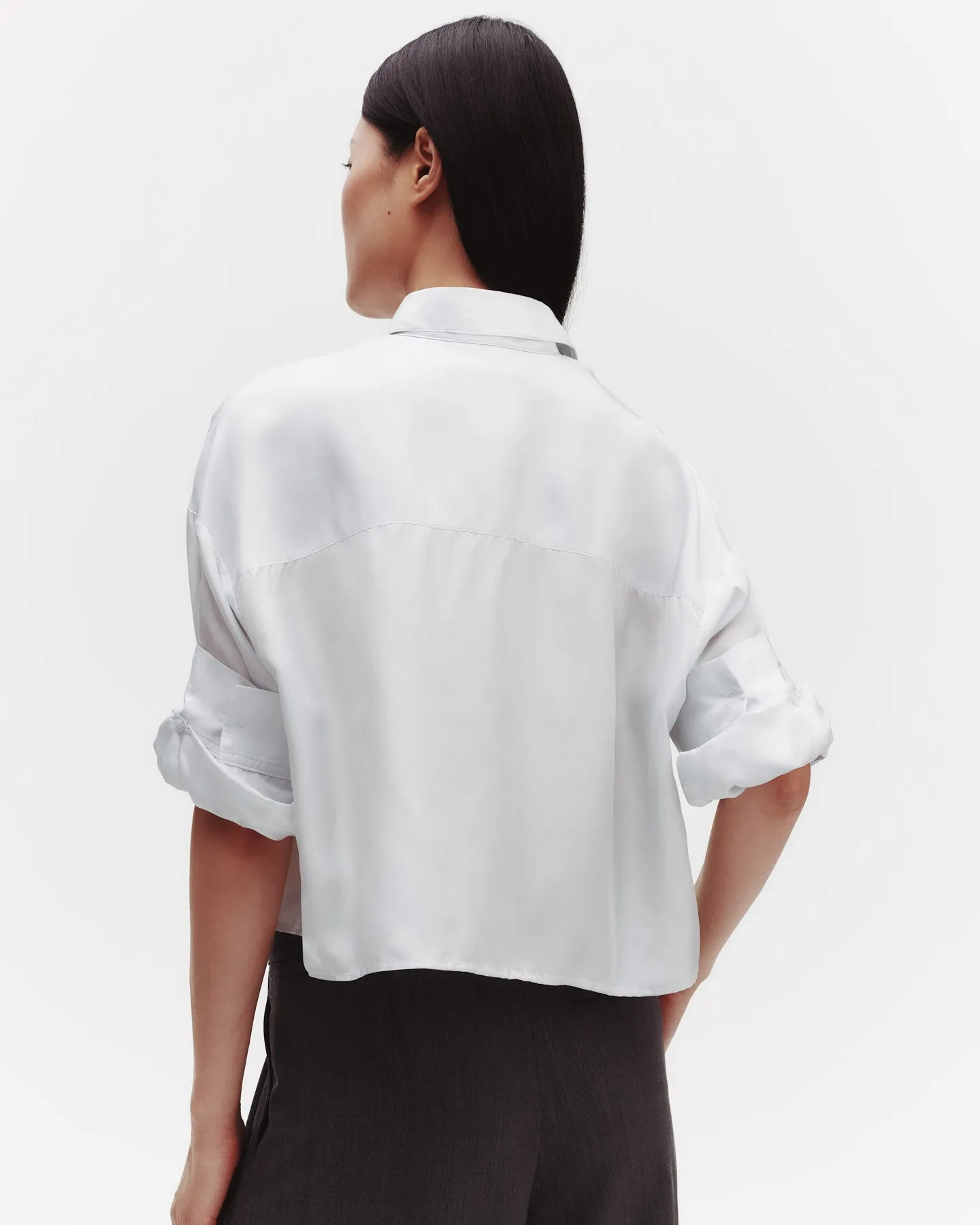 Next Ex Shirt in Washed Silk Habotai sold by TWP CLOTHING product image thumbnail 4