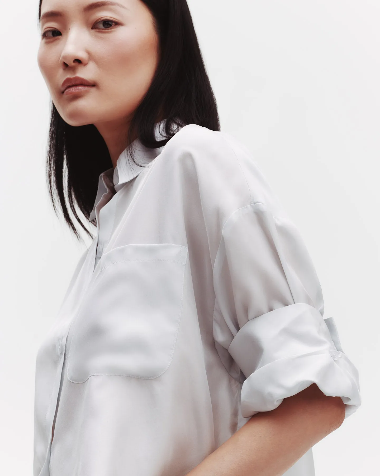 Next Ex Shirt in Washed Silk Habotai sold by TWP CLOTHING product image thumbnail 3