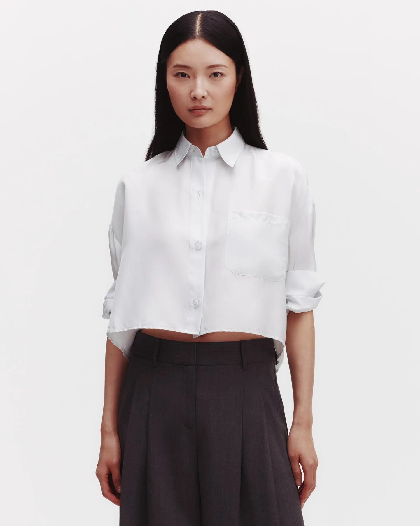 Next Ex Shirt in Washed Silk Habotai sold by TWP CLOTHING product image thumbnail 5