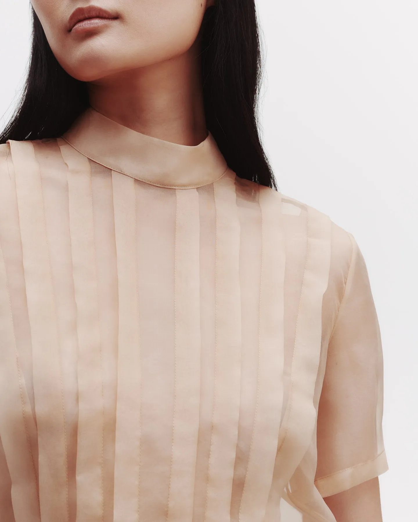 Ryan Top in Washed Silk Organza sold by TWP CLOTHING product image thumbnail 4