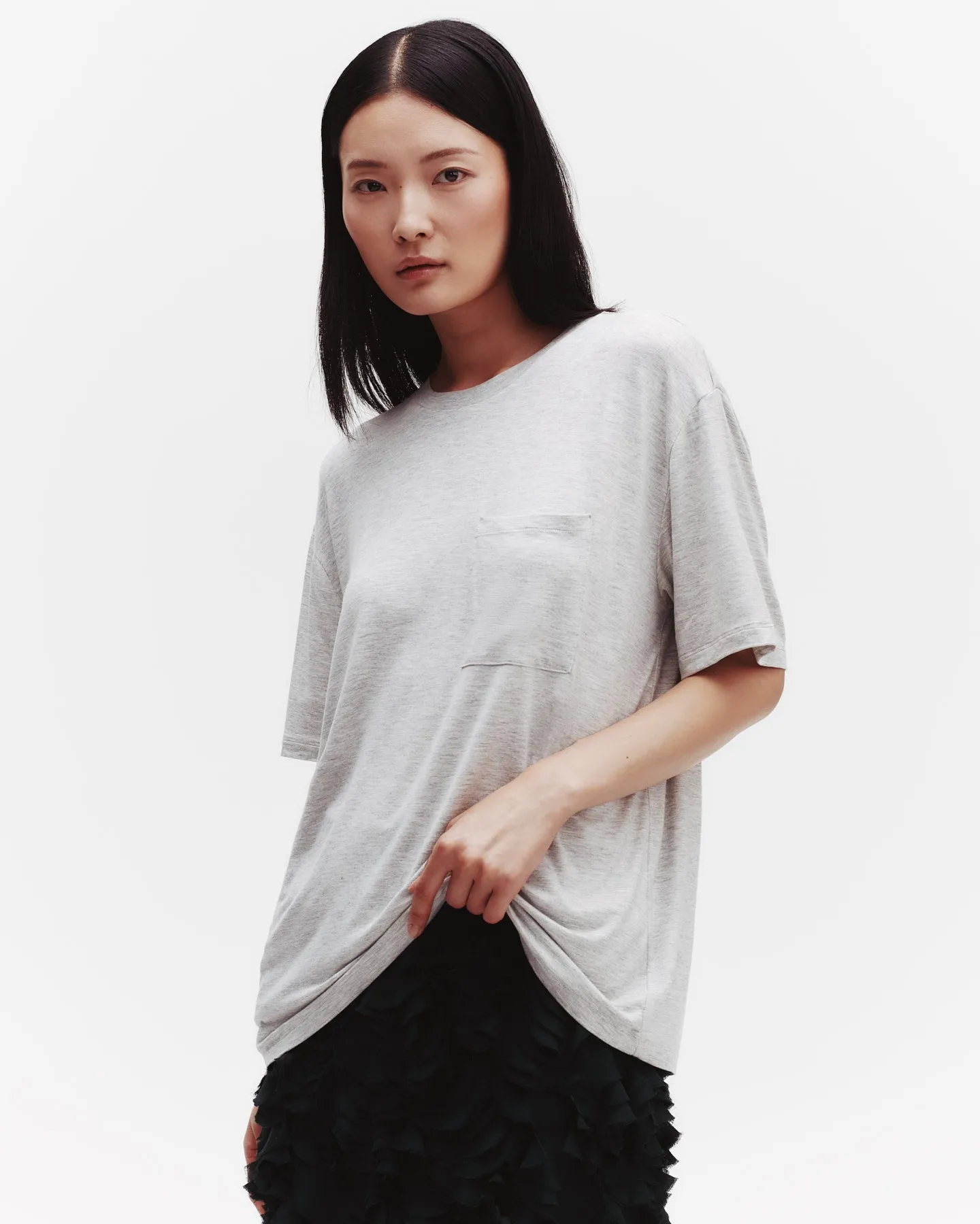 Big Boy Tee in Heathered Modal sold by TWP CLOTHING