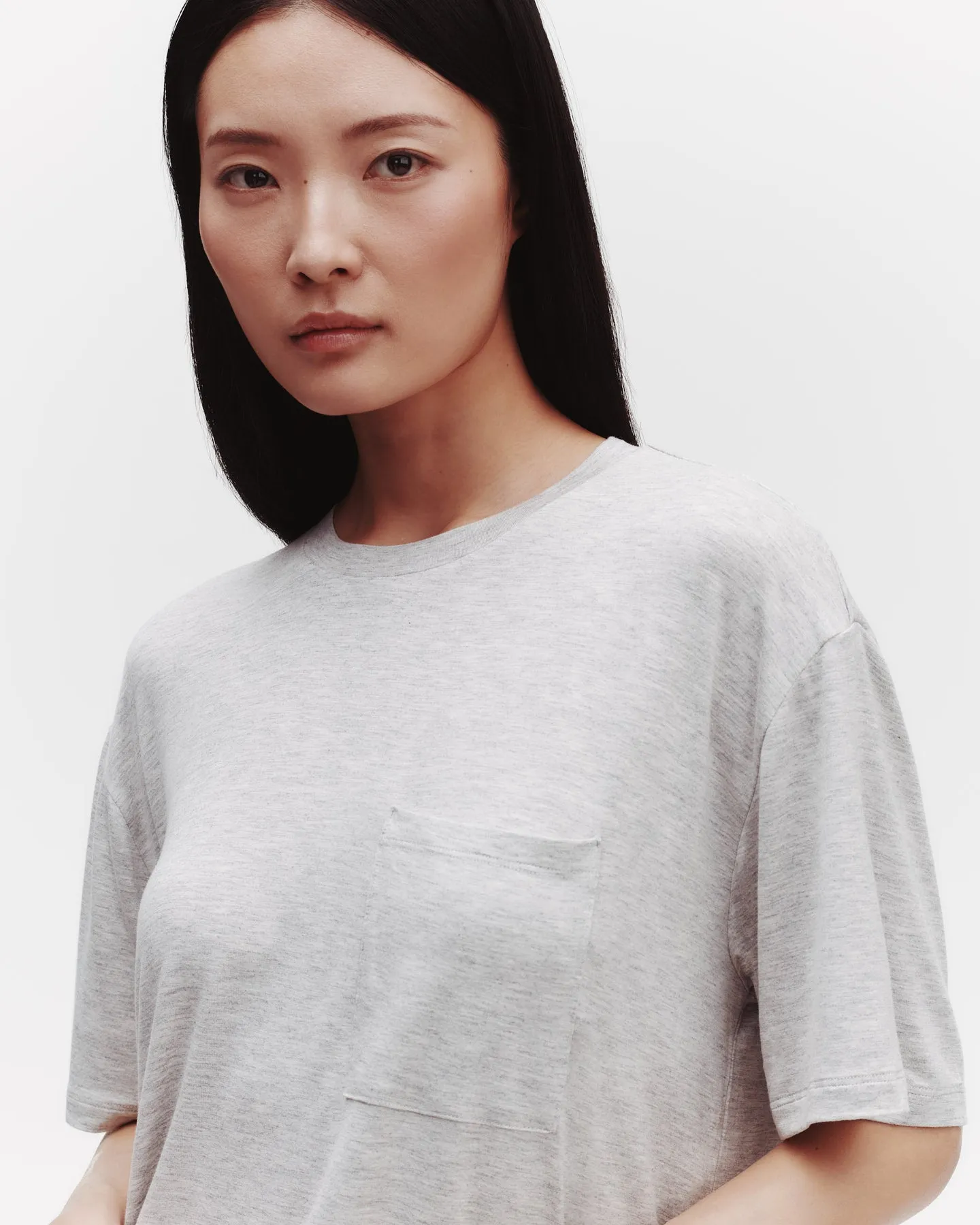 Big Boy Tee in Heathered Modal sold by TWP CLOTHING product image thumbnail 2