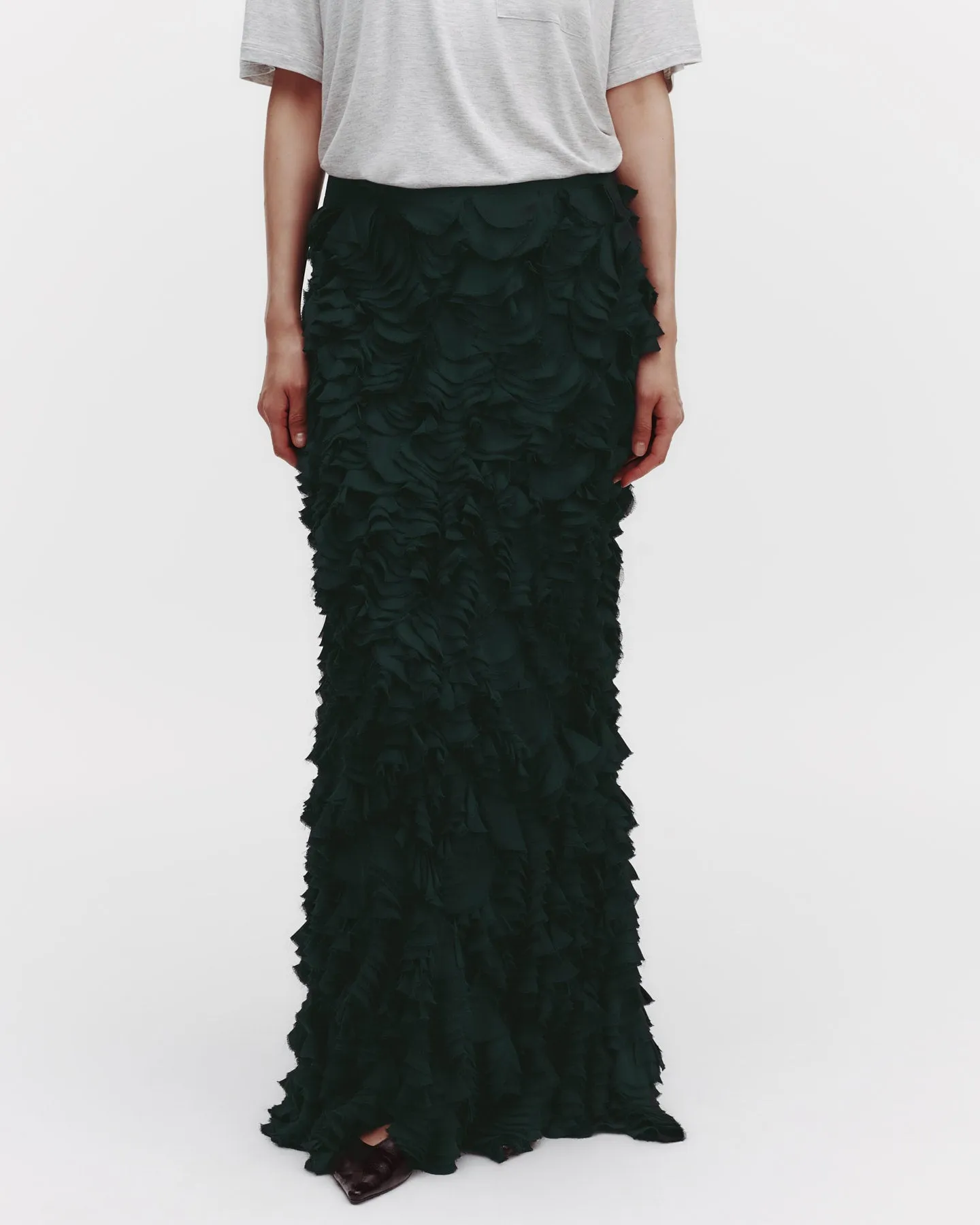 At Last Skirt With Petals in Silk Georgette sold by TWP CLOTHING product image thumbnail 2