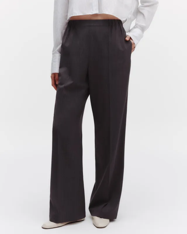Jillian Sweatpant in Italian Wool Twill sold by TWP CLOTHING