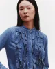Patti Top in Denim Shirting sold by TWP CLOTHING