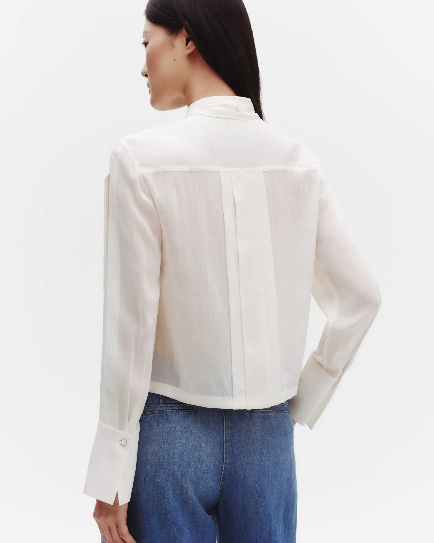 Bergman Top in Silk Georgette sold by TWP CLOTHING product image thumbnail 4