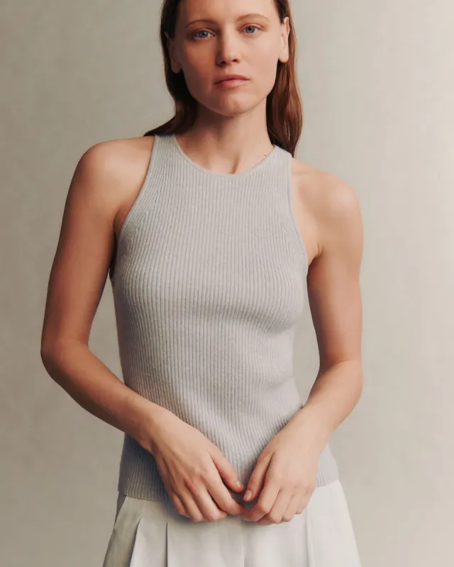 Harbor Tank in Cashmere sold by TWP CLOTHING