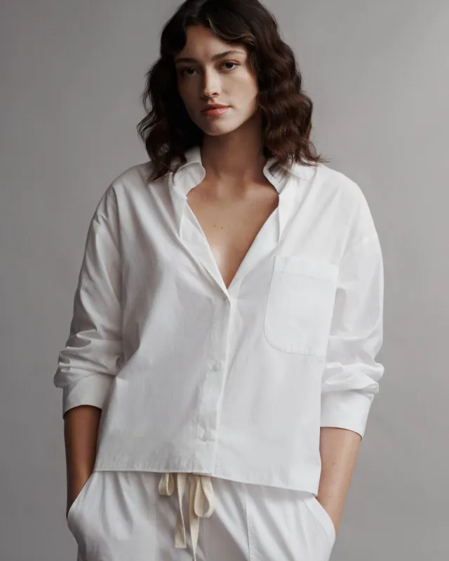 The Day After Shirt in Vintage Washed Cotton Poplin sold by TWP CLOTHING