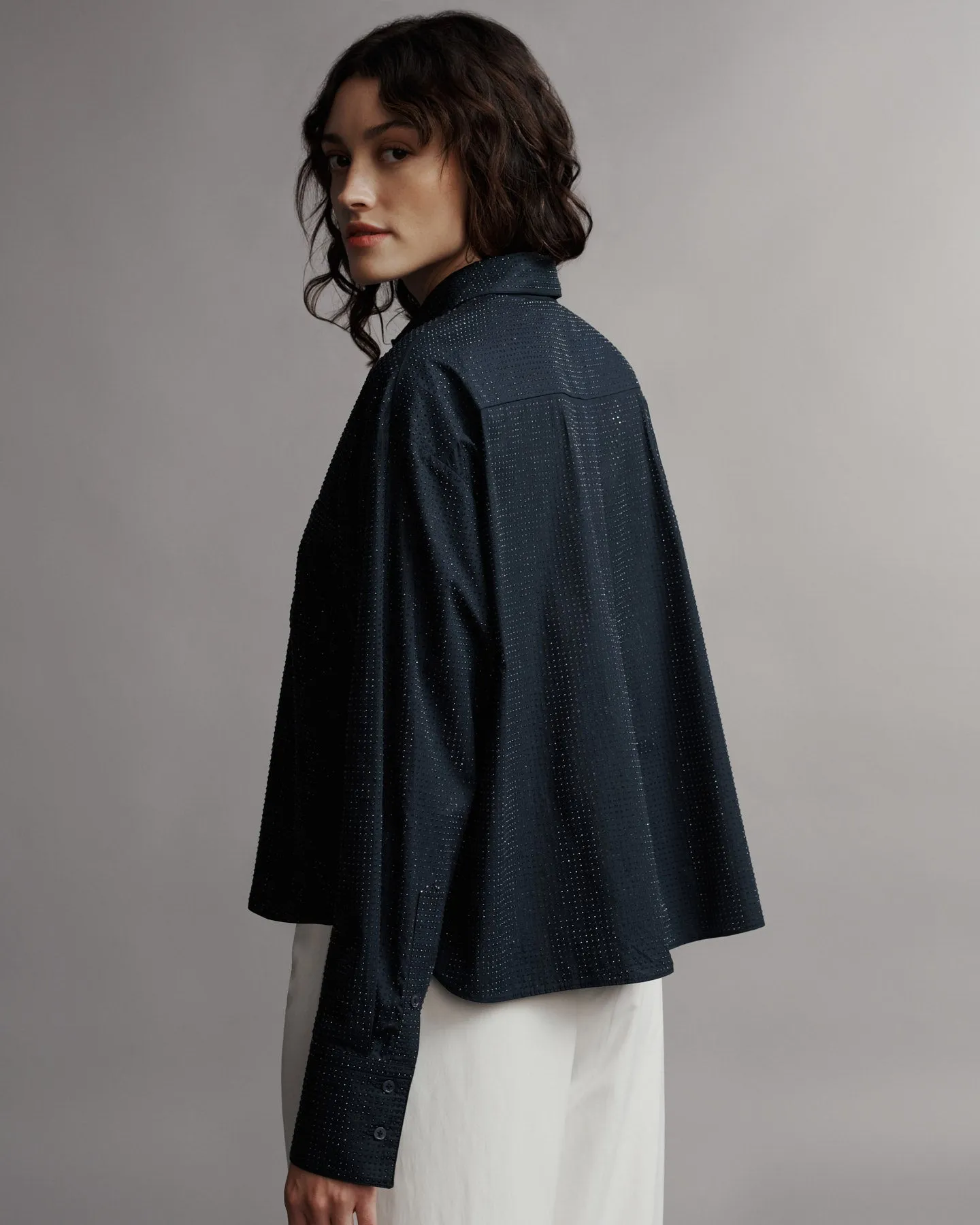 Average Joe Top in Superfine Cotton with Crystals sold by TWP CLOTHING product image thumbnail 5