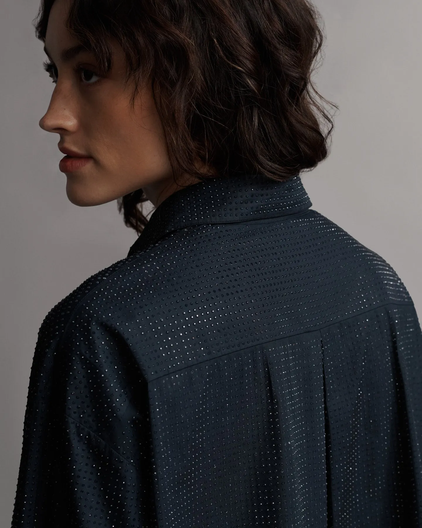 Average Joe Top in Superfine Cotton with Crystals sold by TWP CLOTHING product image thumbnail 4