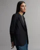 Boyfriend Blazer with Zipper in cotton poplin sold by TWP CLOTHING