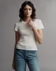 Ribbed Tee in Cotton sold by TWP CLOTHING