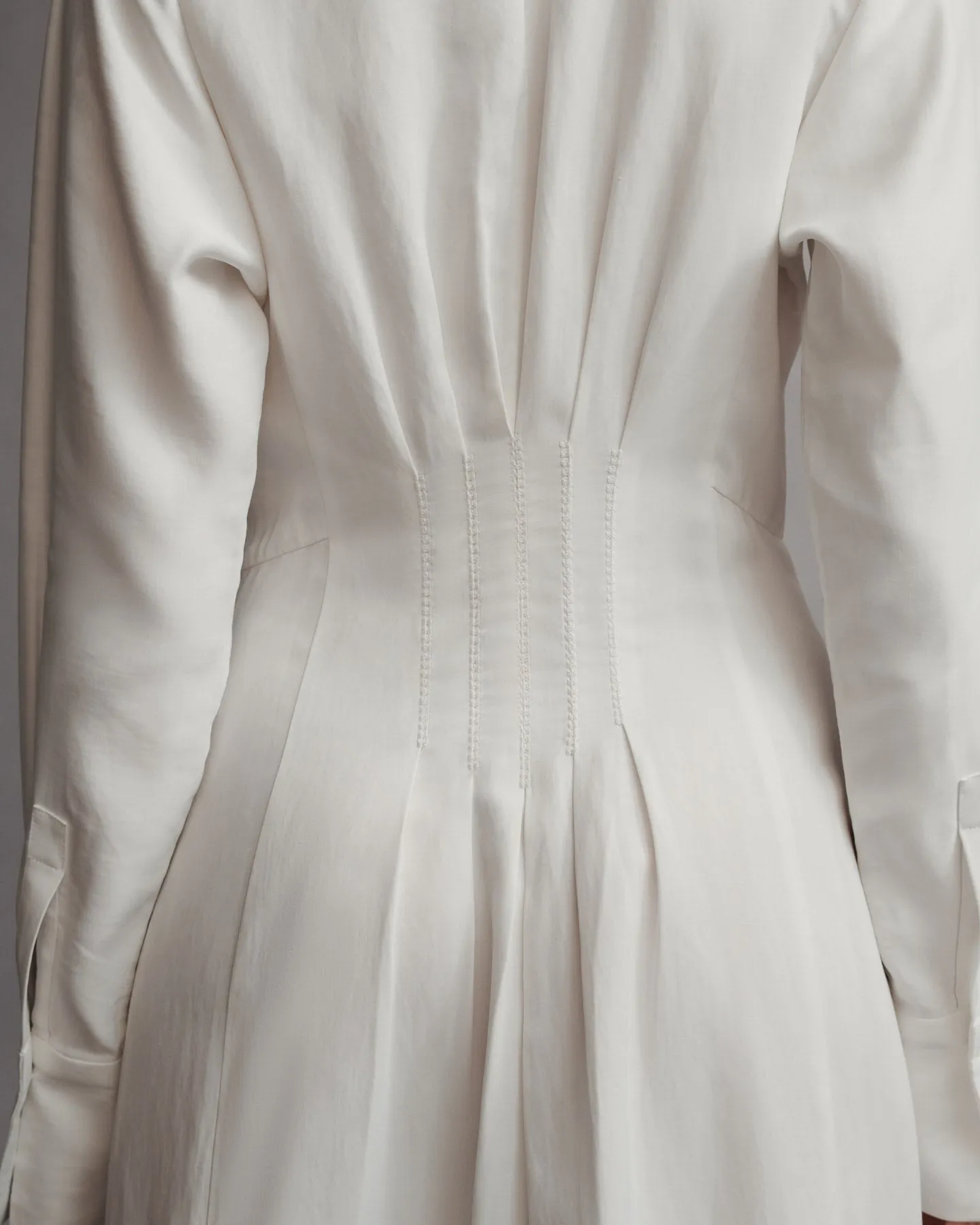 Main Street After Midnight Dress in Coated Viscose Linen sold by TWP CLOTHING product image thumbnail 5