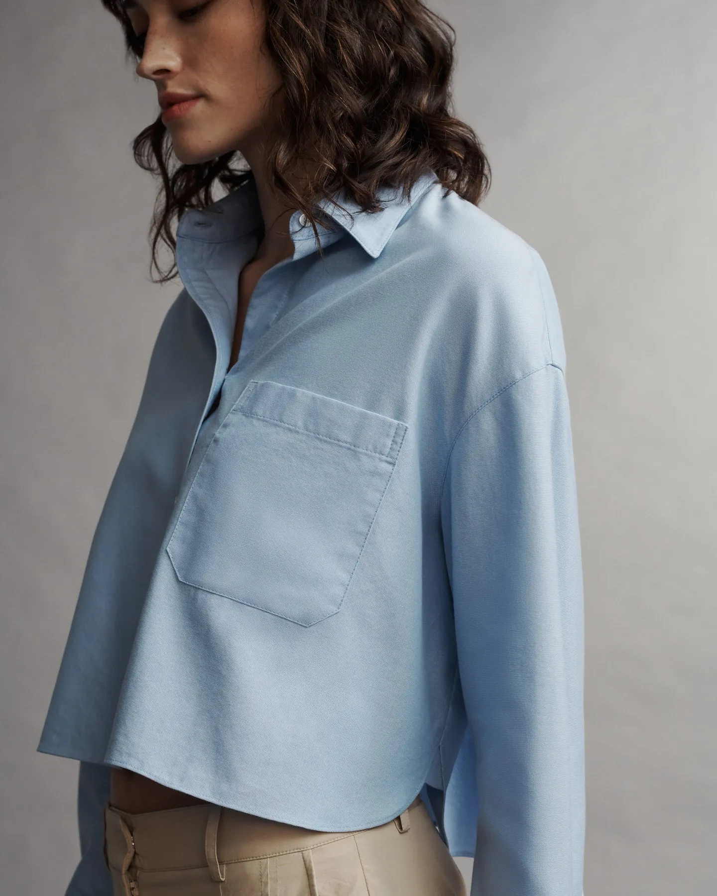 Little Big Joe Shirt in Oxford Cotton Shirting sold by TWP CLOTHING