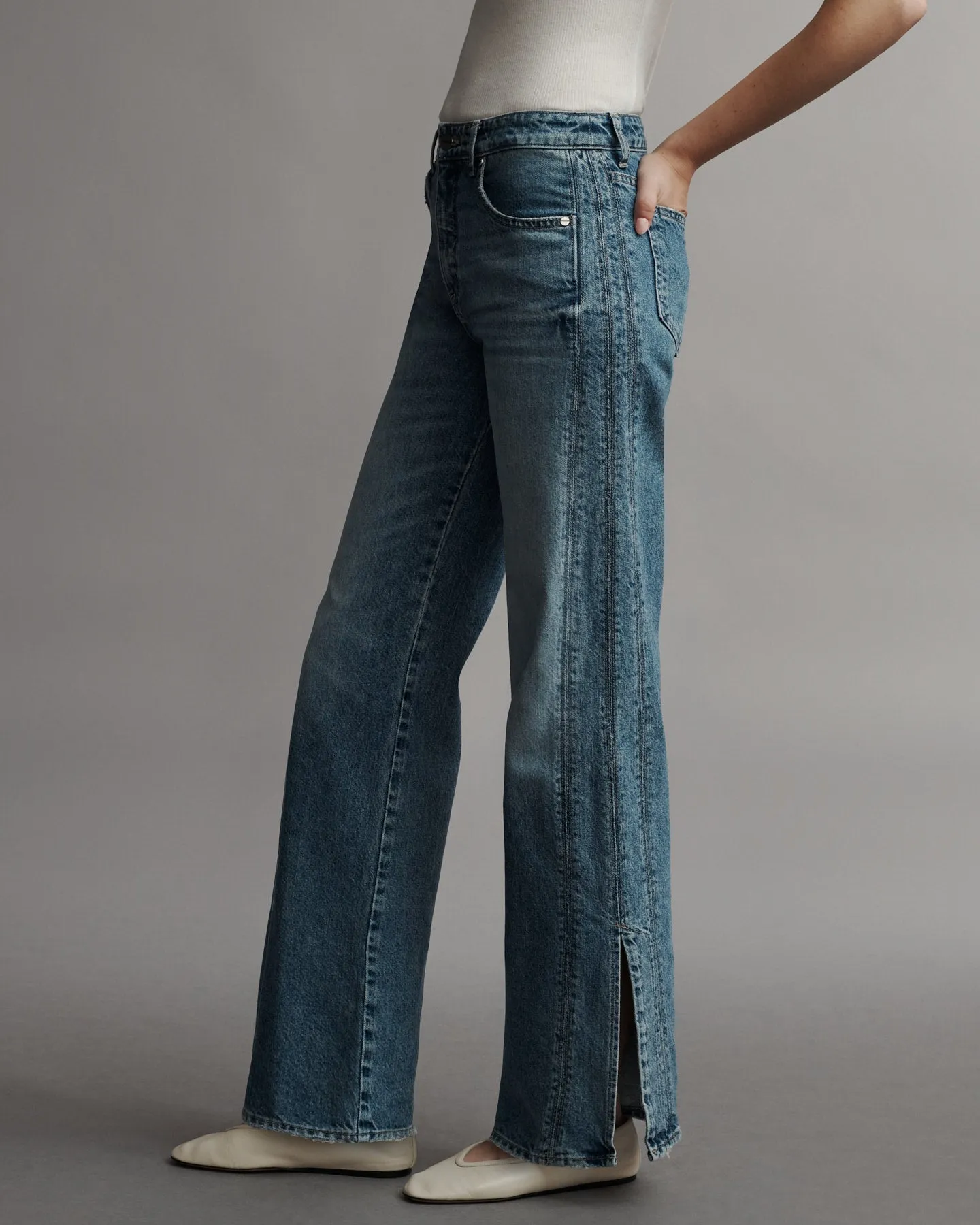 Tangled Up In Blue Jean in Vintage Wash Denim sold by TWP CLOTHING