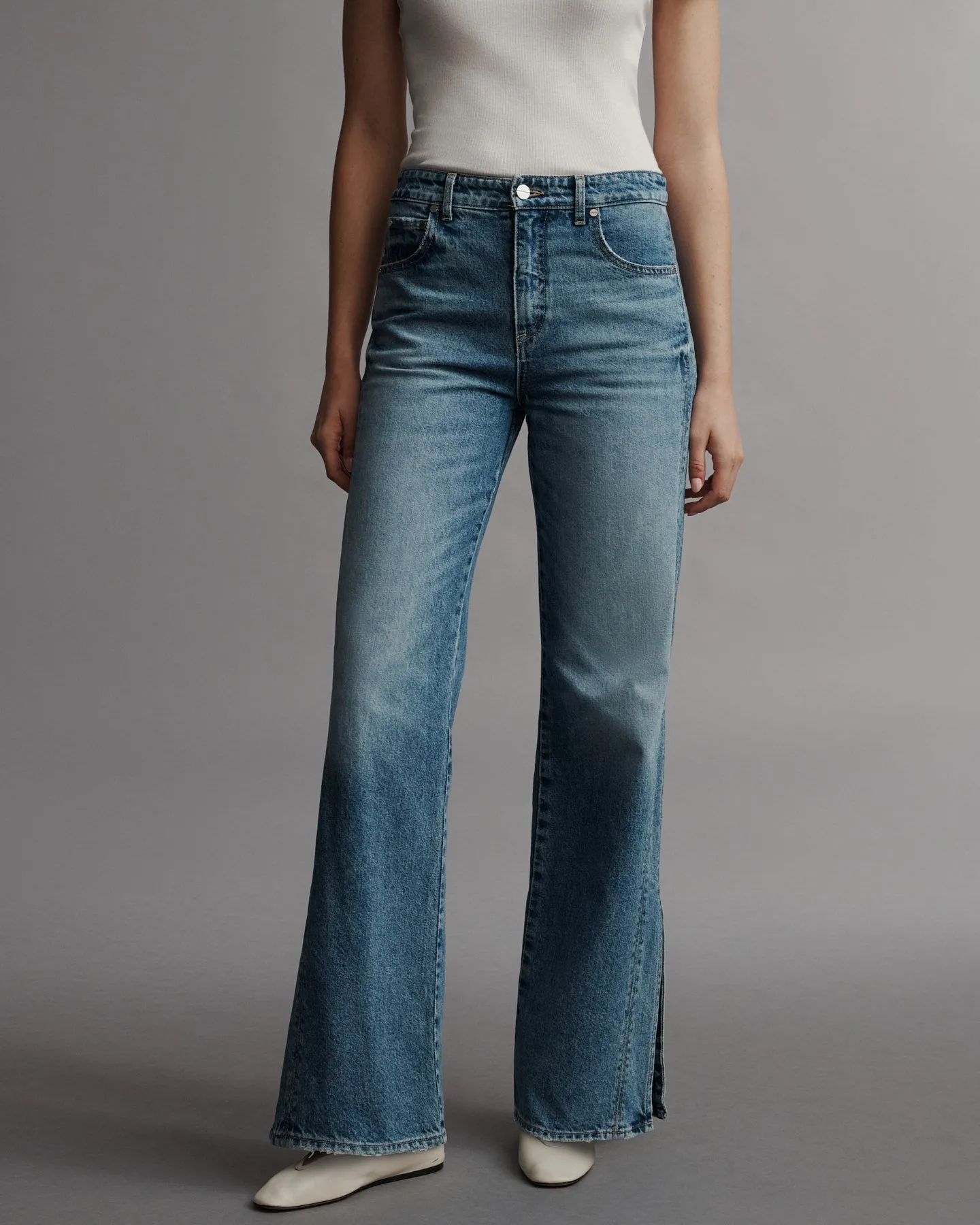 Tangled Up In Blue Jean in Vintage Wash Denim sold by TWP CLOTHING product image thumbnail 3