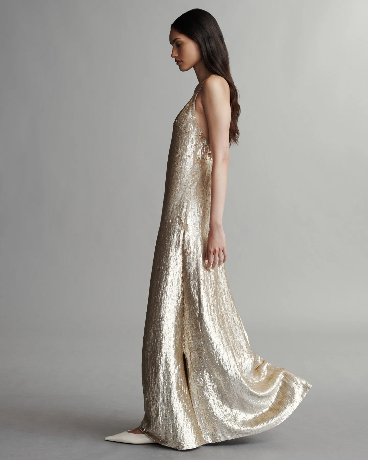 Josephine Dress in Crosshatch Beading sold by TWP CLOTHING product image thumbnail 2