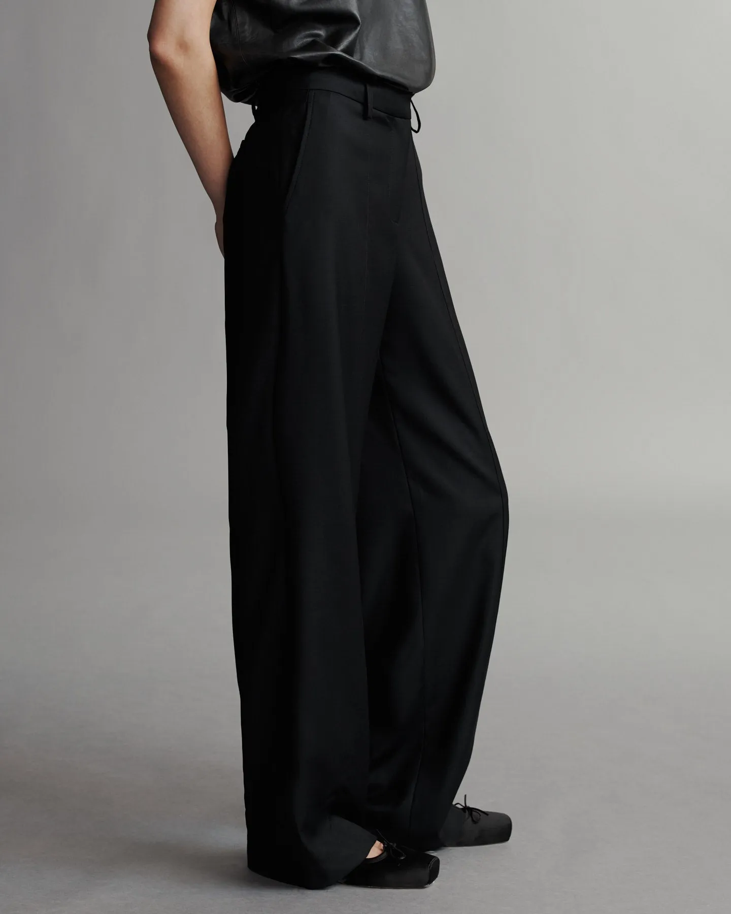 Elizabeth St. Pant in Superfine Tux Cloth sold by TWP CLOTHING product image thumbnail 3