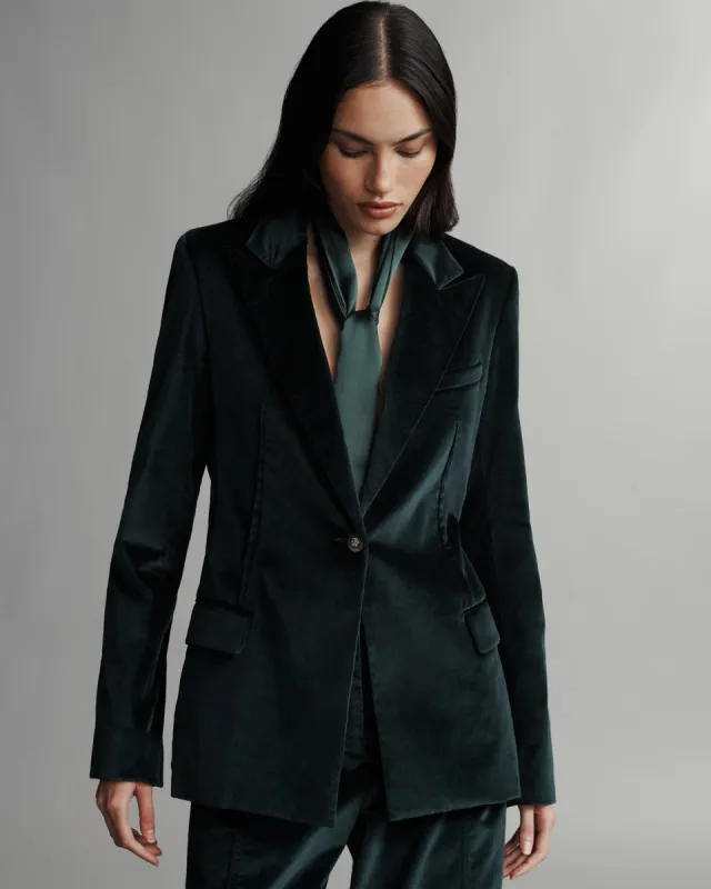 New Husband Blazer in Cotton Velvet sold by TWP CLOTHING