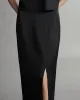 Ladylike Skirt in Coated Viscose Linen sold by TWP CLOTHING