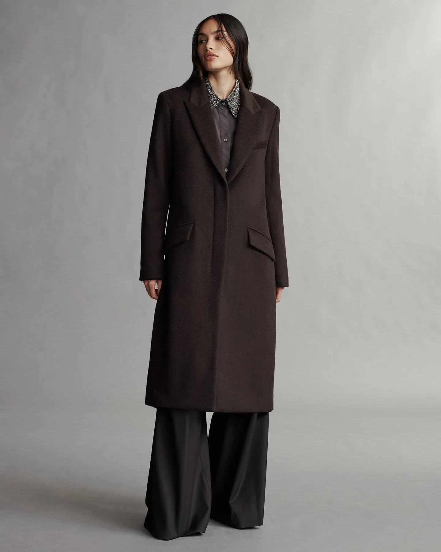 Cash Coat in Wavy Wool sold by TWP CLOTHING product image thumbnail 2