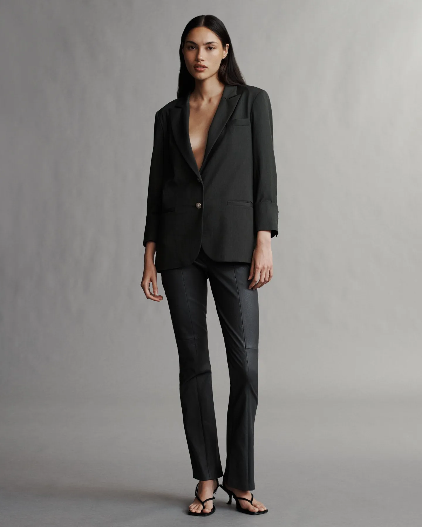 Boyfriend Blazer in Wool Twill sold by TWP CLOTHING product image thumbnail 4