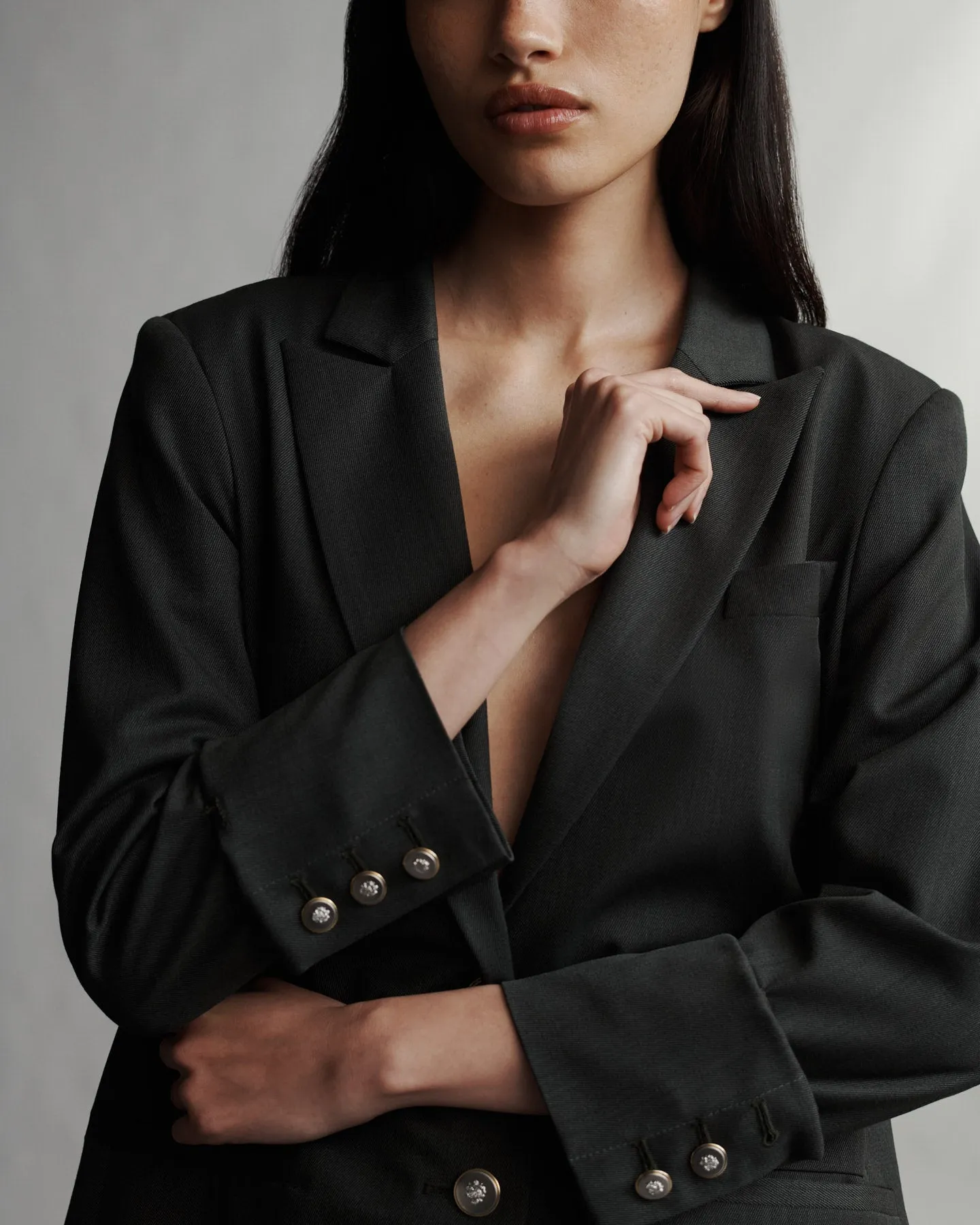 Boyfriend Blazer in Wool Twill sold by TWP CLOTHING product image thumbnail 2