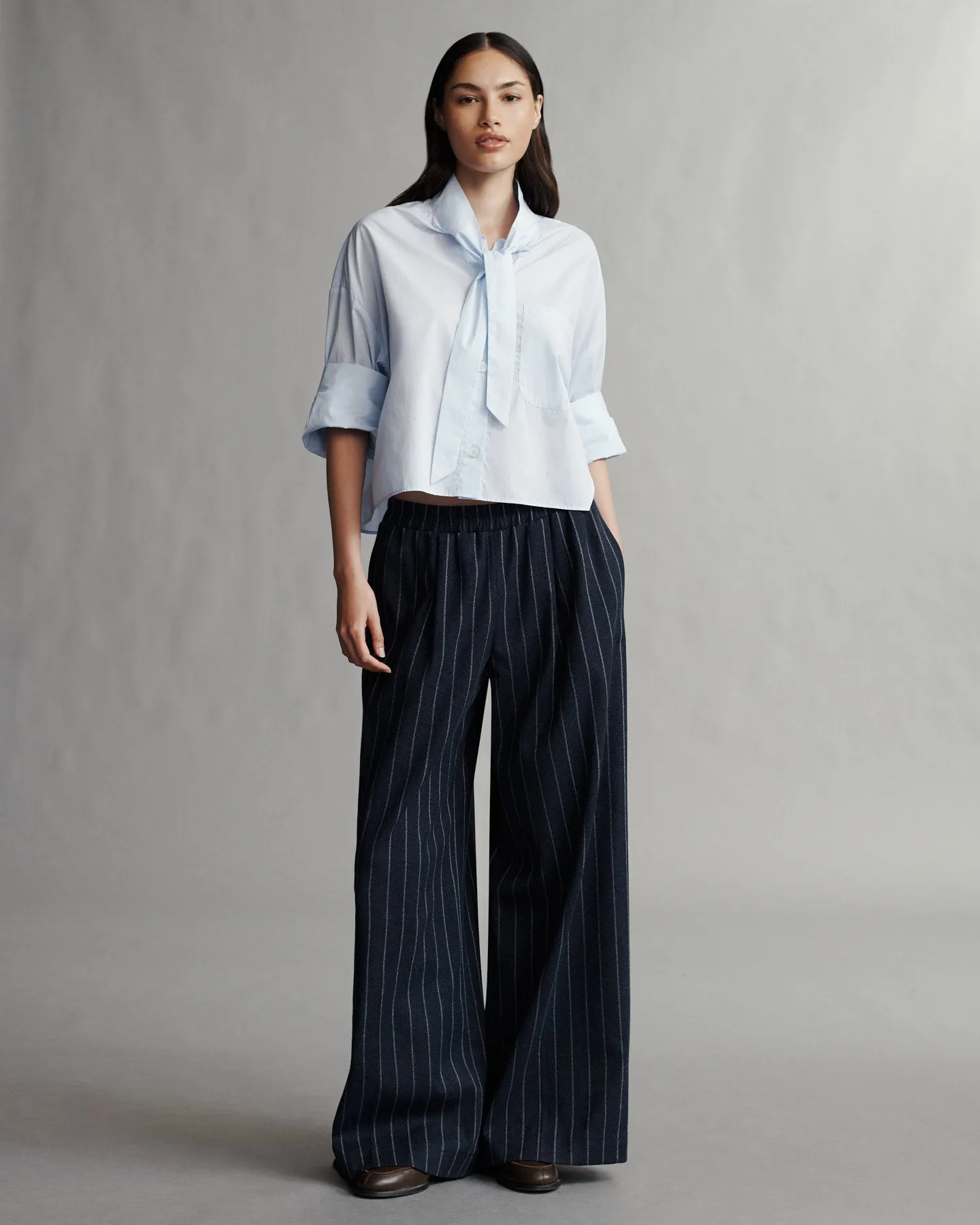 Next Ex Shirt With Tie in Superfine Cotton sold by TWP CLOTHING product image thumbnail 2