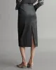 Lola Skirt in Stretch Leather sold by TWP CLOTHING