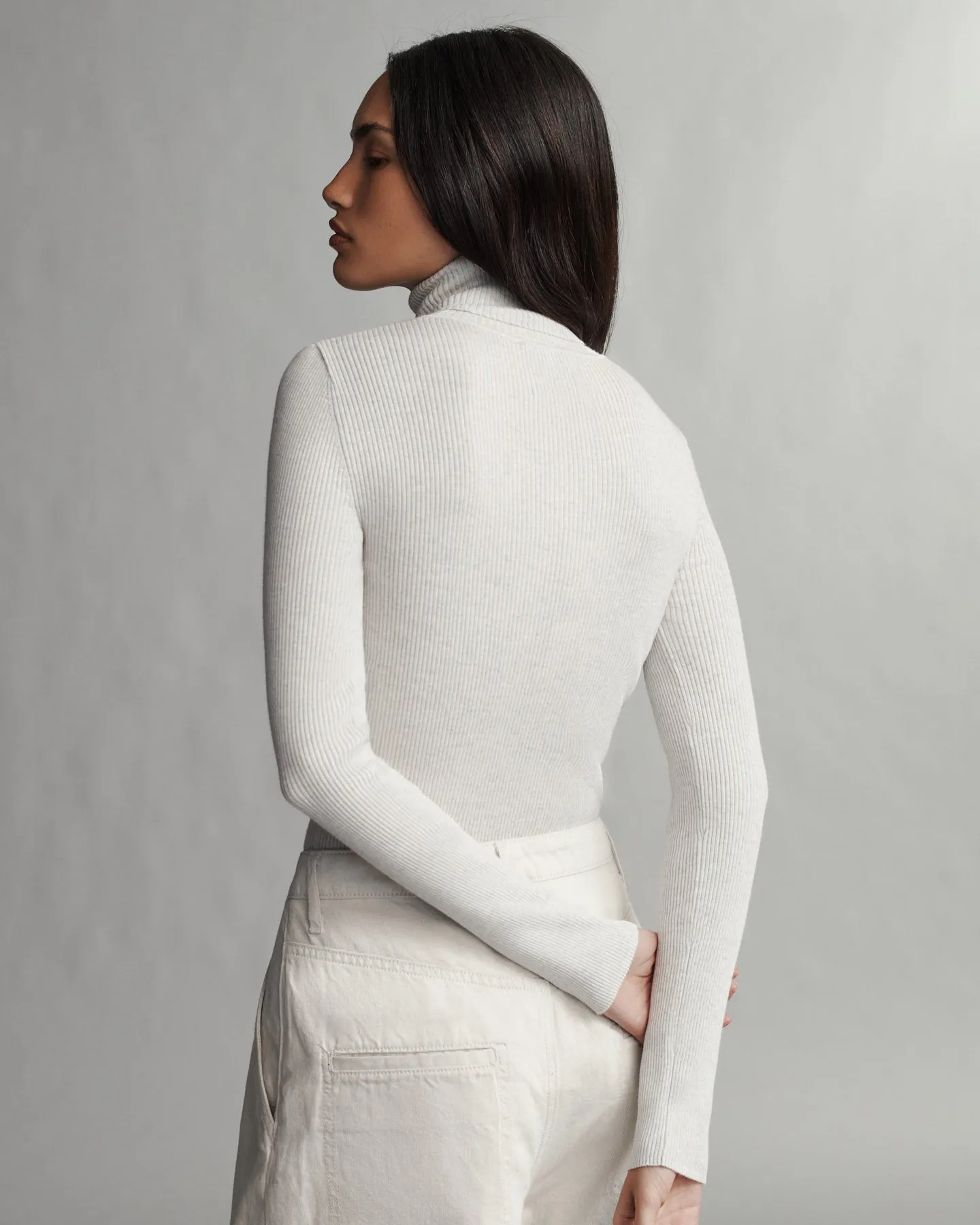 Knit Turtleneck in Merino Wool sold by TWP CLOTHING product image thumbnail 3