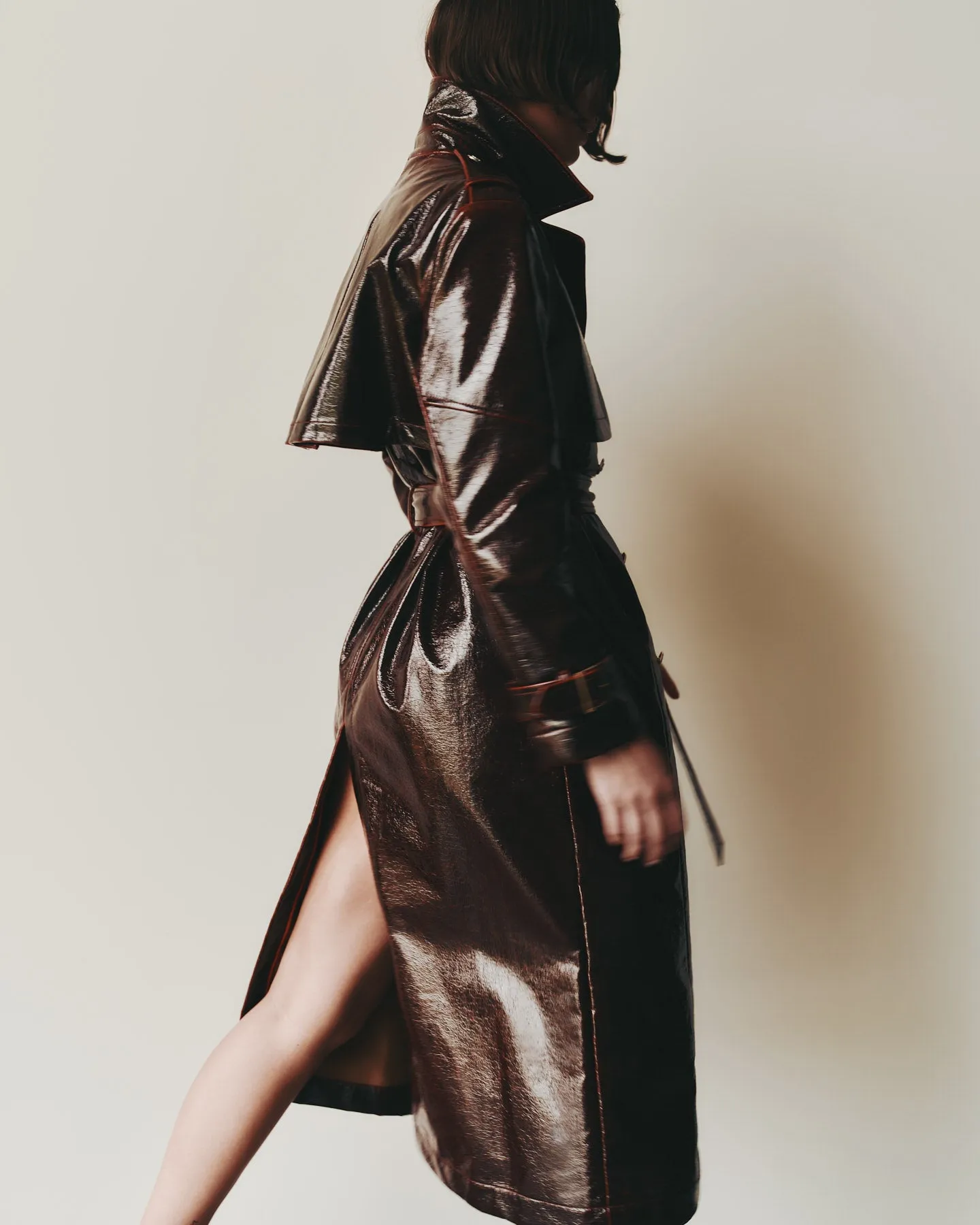 Foreign Affair Jacket in Lacquered Wool sold by TWP CLOTHING product image thumbnail 4